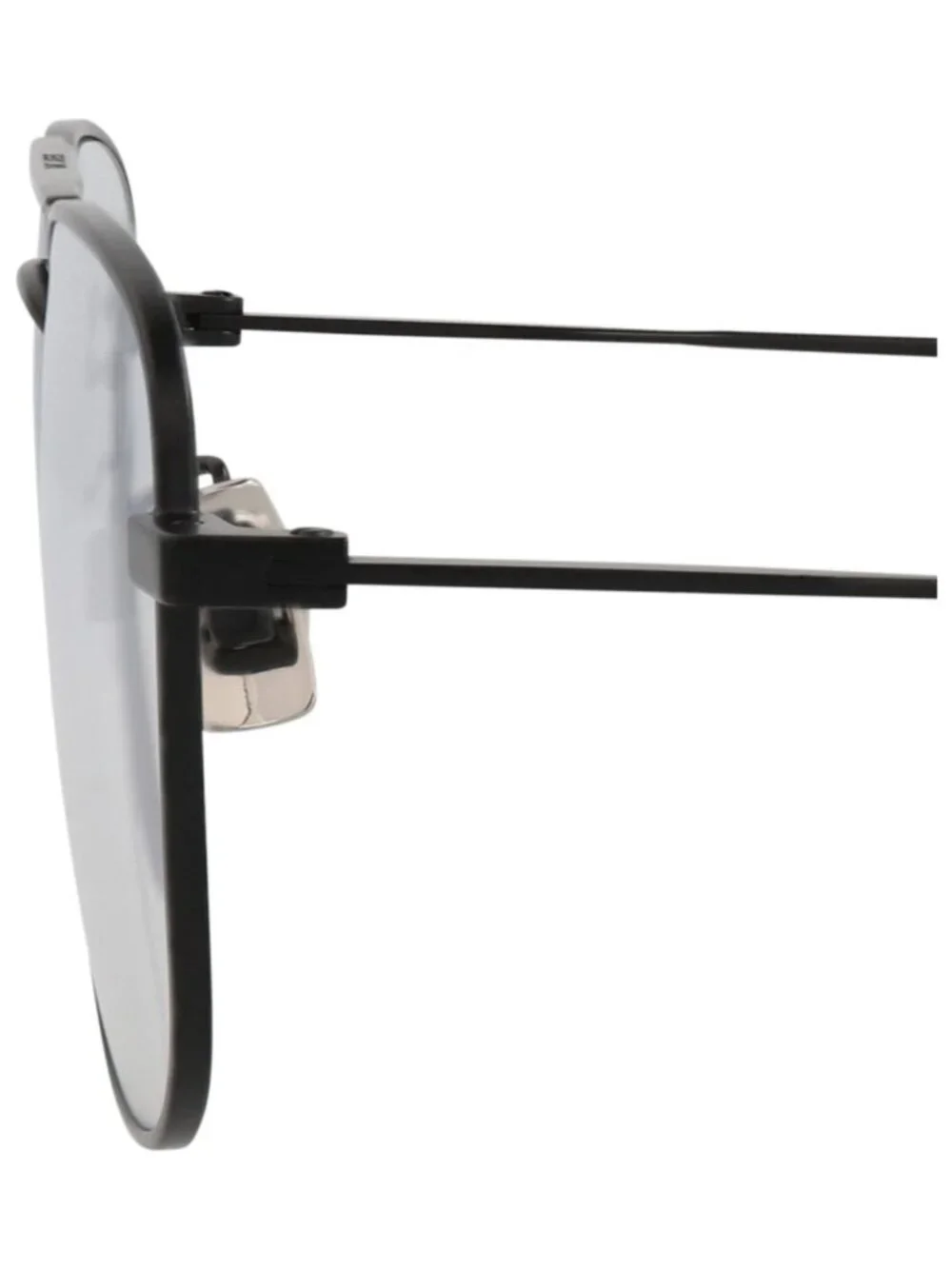New Saint Laurent Women's Sunglasses Aviator Metal Frame Unisex Black Black